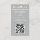 卒業名刺 名刺 (裏面)