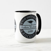 卒業名前をカスタムすると年単位マグカップ マグカップ (正面右)