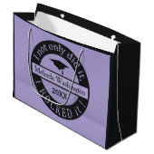 卒業名前をカスタムすると年抱き枕 ラージペーパーバッグ (正面アングル)