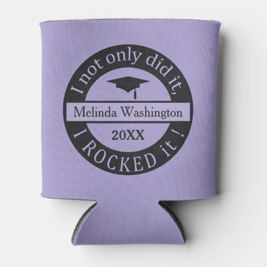 卒業名前をカスタムすると年間のクーラー 缶クーラー (正面)