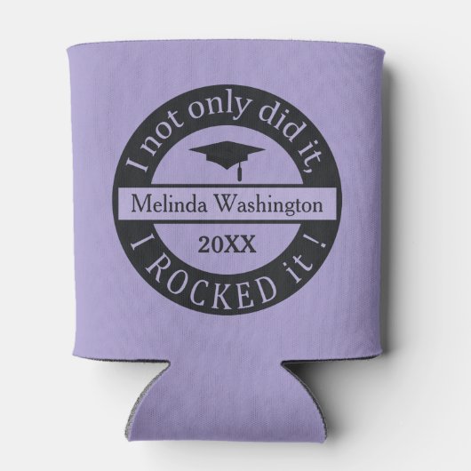 卒業名前をカスタムすると年間のクーラー 缶クーラー (裏面)