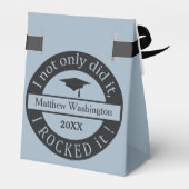 卒業名前をカスタムすると年間の好意バッグ フェイバーボックス (裏面サイド)