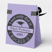 卒業名前をカスタムすると年間の好意バッグ フェイバーボックス (裏面サイド)