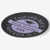 卒業名前をカスタムすると年間の紙プレート ペーパープレート (アングル)