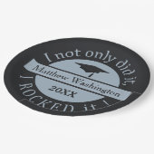 卒業名前をカスタムすると年間の紙プレート ペーパープレート (アングル)