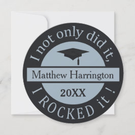 卒業名前をカスタムすると年間招待状 招待状