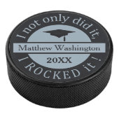 卒業名前をカスタムする及び年のアイスホッケー用パック アイスホッケーパック (3/4)