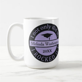 卒業名前をカスタムする及び年のマグ マグカップ