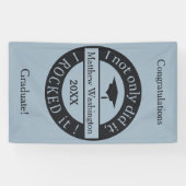 卒業名前をカスタムする、年および文字バナー 横断幕 (横)