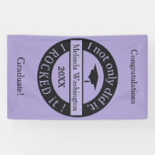 卒業名前をカスタムする、年および文字バナー 横断幕 (横)