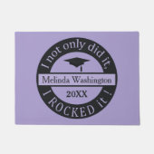 卒業名前をカスタムする&年間のドアマット ドアマット (正面)