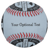 卒業名前をカスタムする&年間ソフトボール ソフトボール (正面)