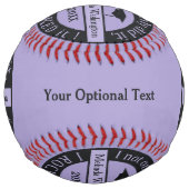 卒業名前をカスタムする&年間ソフトボール ソフトボール (裏面)