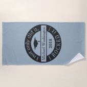 卒業名前をカスタムする&年間ビーチタオル ビーチタオル (正面)