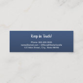 卒業名（青） コーリングカード (裏面)