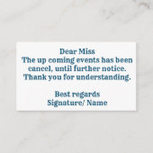 卒業告知用エンクロージャカード エンクロージャーカード (正面)