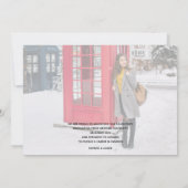 卒業大学の写真 案内状 (裏面)