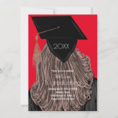 卒業大学高等学校卒業パーティー招待者 招待状 (正面)