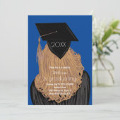 卒業大学高等学校卒業パーティー 招待状 (スタンド正面)