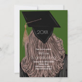 卒業大学高等学校卒業パーティー 招待状 (正面)