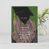 卒業大学高等学校卒業パーティー 招待状 (スタンド正面)