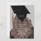 卒業大学高等学校卒業パーティー 招待状 (正面)