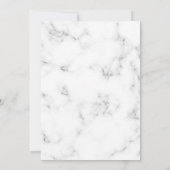 卒業大理石バラ金ゴールドフォトピンクスクリプト 案内状 (裏面)