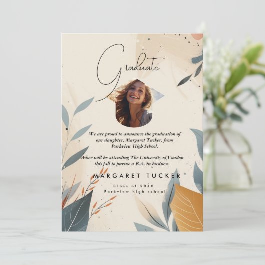 卒業娘 案内状 (スタンド正面)