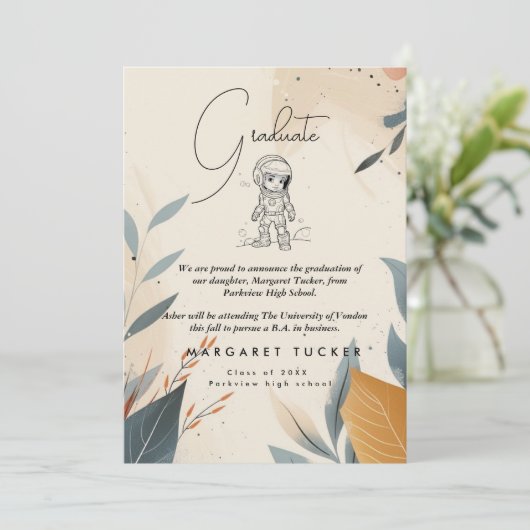 卒業娘 案内状 (スタンド正面)