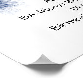 卒業学位の証書 ポスター (角)