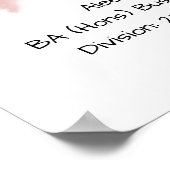 卒業学位の証書 ポスター (角)