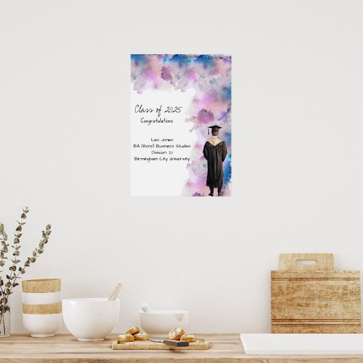 卒業学位の証書 ポスター (キッチン)