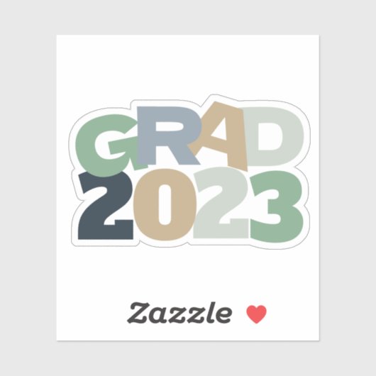 卒業学校卒業カラフル年 シール (シート)