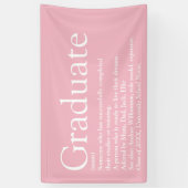 卒業定義ピモダンッガーリーク 横断幕 (縦)