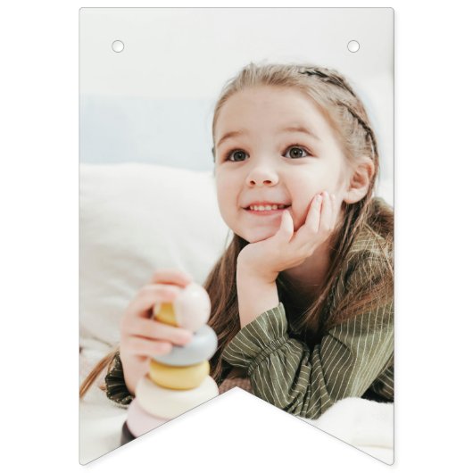 卒業実績グレードのレベル写真コラージュ バンティングフラッグ (第1の旗)