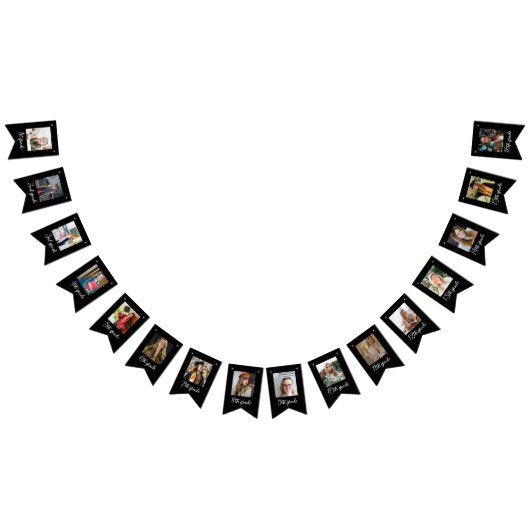 卒業実績グレードの写真モダン バンティングフラッグ (全)