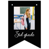 卒業実績グレードの写真モダン バンティングフラッグ (第3の旗)
