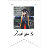 卒業実績グレードの写真モダン バンティングフラッグ (第2の旗)