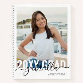 卒業客モダン名ミニマル簿 ノートブック