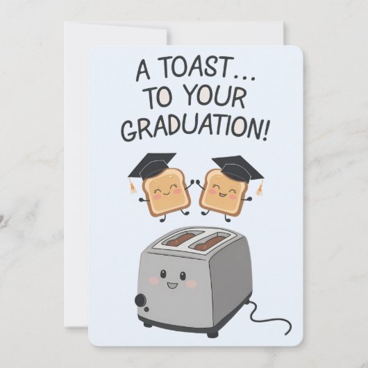 卒業家族の友達に乾杯おもしろい! シーズンカード (正面)