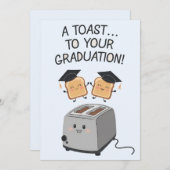 卒業家族の友達に乾杯おもしろい! シーズンカード (正面/裏面)