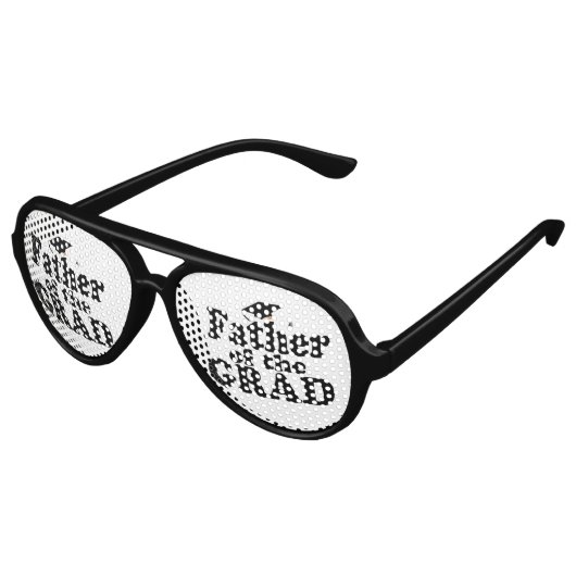 卒業家族 – 卒業生の父 アビエーターサングラス (アングル)