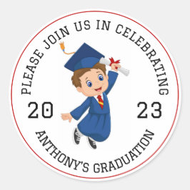 卒業封筒用シール ラウンドシール