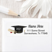 卒業差出人住所ラベル2022 ラベル (インサイチュ)