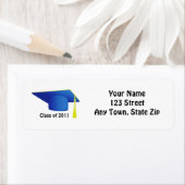 卒業差出人住所ラベル ラベル (インサイチュ)