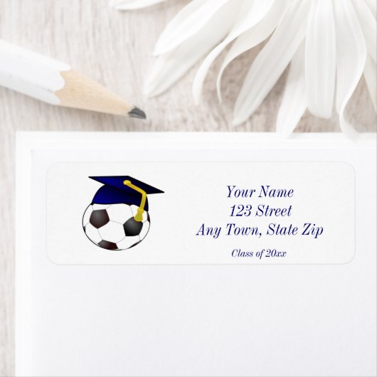 卒業差出人住所ラベル ラベル (インサイチュ)