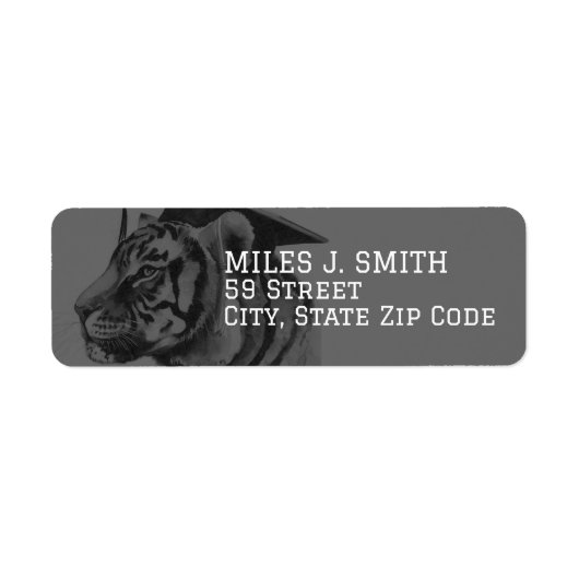 卒業差出人住所ラベル ラベル (正面)