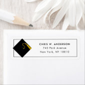 卒業差出人住所ラベル ラベル (インサイチュ)