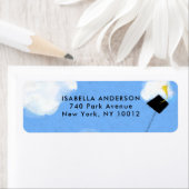 卒業差出人住所ラベル ラベル (インサイチュ)