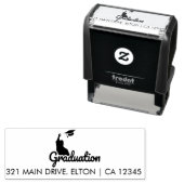 卒業差出人住所自己インクスタンプ セルフインキングスタンプ (インサイチュ)